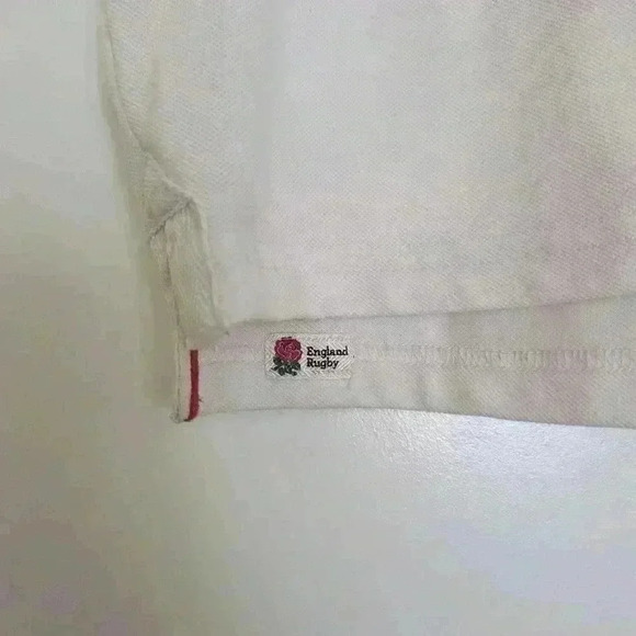 Vintage kids white England rugby shirt size  6-8 years - Picture 6 of 7